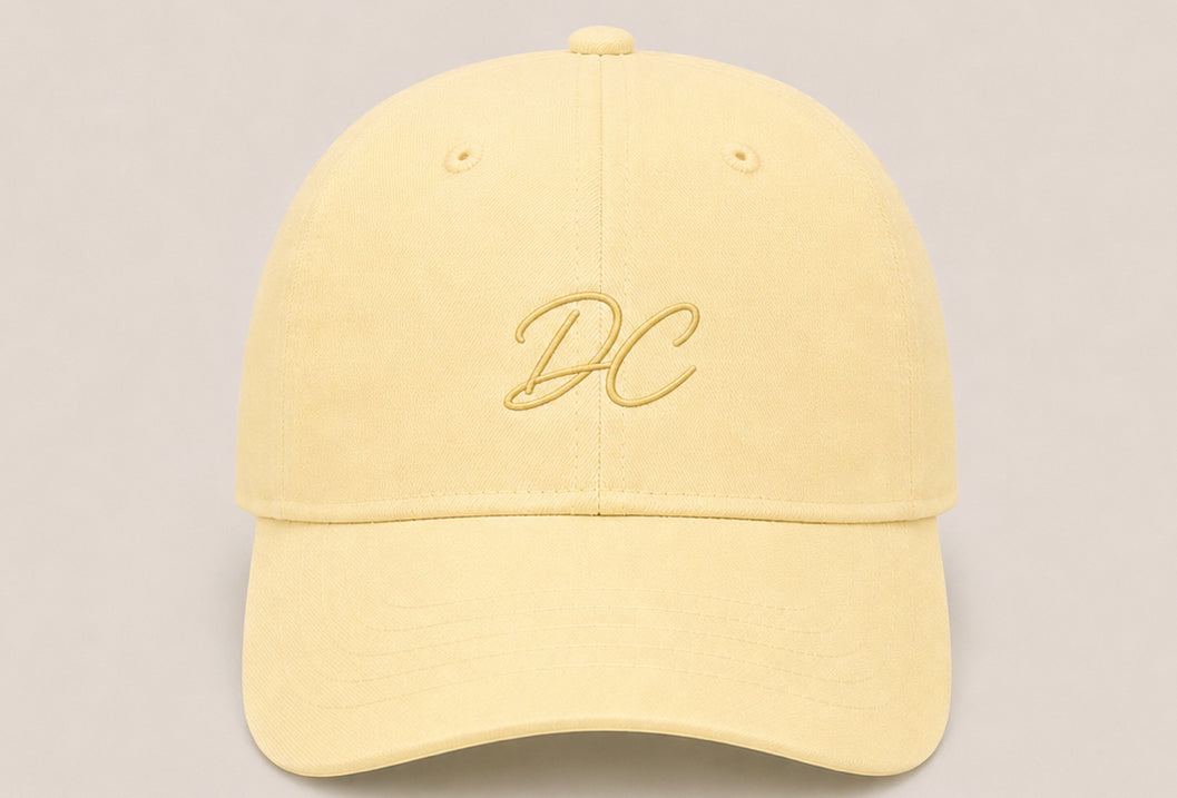 Yellow Dad Hat - 6 Panel