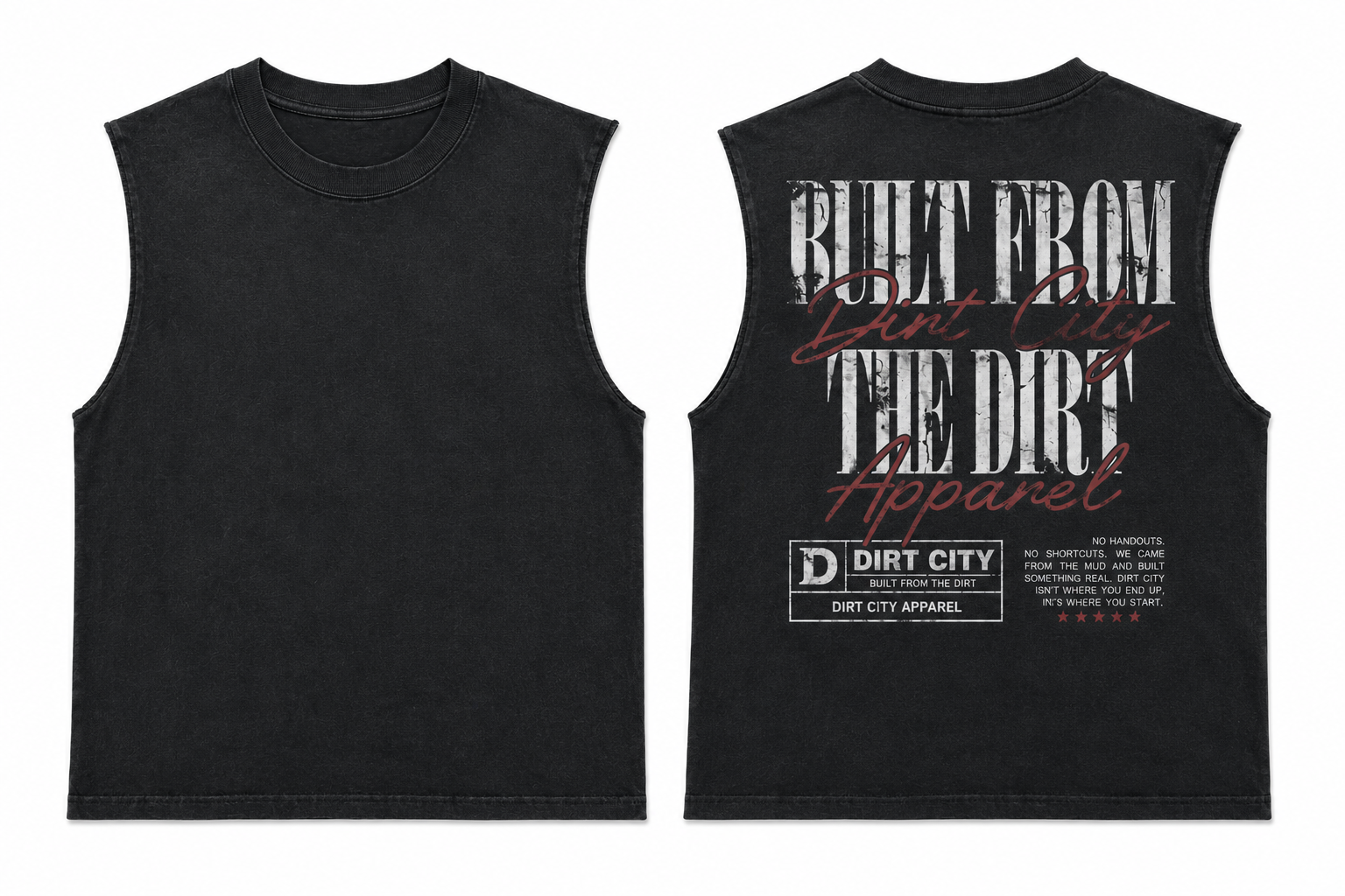 Built From the Dirt - Cutoff Tee